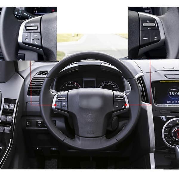 Ljudvolym Rattknapp Multifunktion Musik Media Telefon Kontrollknappar Kompatibla med Isuzu D-Max 2015 2016 2017 2018 DMAX-Perfet right