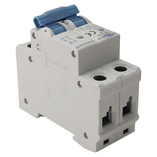 TOMZN 2P DC 1000V Solcell Mini Brytare DC MCB Brytare Kompatibel med PV System-Perfet