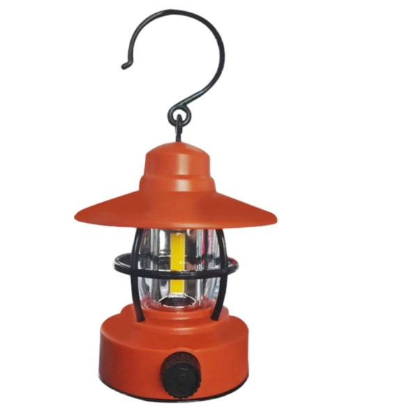 Retkeilylamput Telttalamput hätävalaisimet ulkokäyttöön kannettavat retrohevoslamput (uudet retkeilylamput [latausmallit] pieni-oranssi), - Perfet
