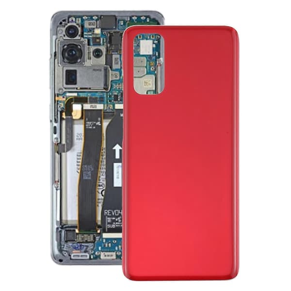 Batteri Bagcover Kompatibelt med Samsung Galaxy S20 - Perfekt Red