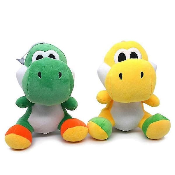 20cm Yoshi Plyschleksaker Grön Fylld Super Marae Gula Dockor för Alla Spelälskare - Perfekt Yellow
