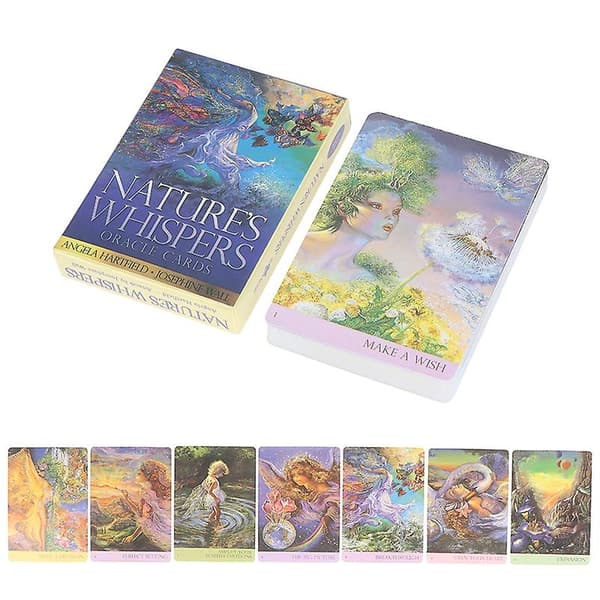 Natures Whispers Orakelkort Tarotkort Fest Profetia Spådom Brädspel-Perfekt