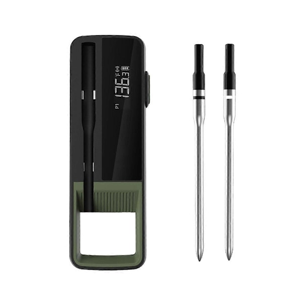 Trådlös Mat Kötttermometer Smart Digital Bluetooth BBQ Termometer för Kök Matlagning Ugn Grill-Perfet 2 Probes