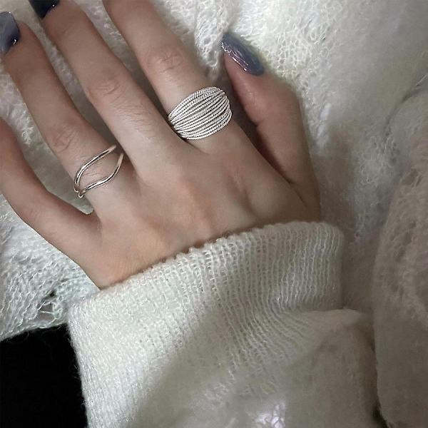 2st Layered Design Ring Personlig Multi Strand - Perfet