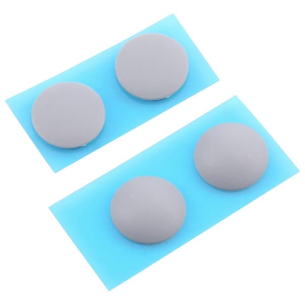Kompatibel med Microsoft Surface Laptop 3 / 4 / 5 1872 1868 1952 1867 1950 4 i 1 Bottenfodral Gummimattor-Perfet Silver