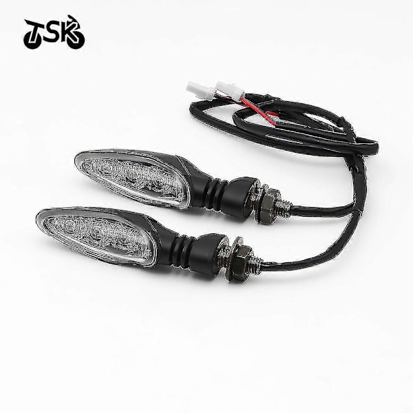 Sopii Ktm 125 200 250 690 790 Duke 390 Smc / R Suuntavilkkuindikaattori Vilkku LED Moottoripyörän Tarvikkeet - Perfet White