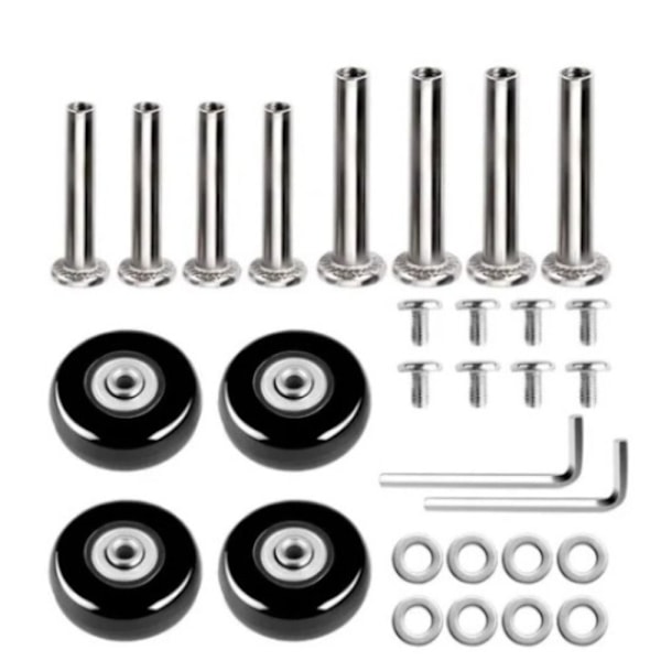 Matkalaukun osat Olkapäät Matkatavarapyörät 90mm * 24MM2PCS 2KPL- Perfet 90mm * 24mm