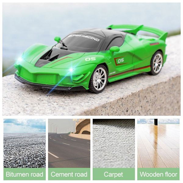 Radiofjärrkontroll 1:18 RC Sportbilar Racing High Speed ​​​​Vehicle Drift Leksaker - Perfet DEEP BLUE