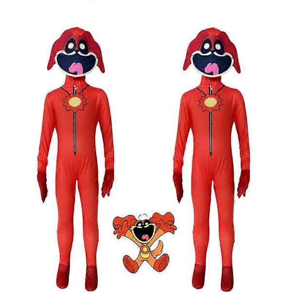 Poppy Playtime 3 Smiling Critters Rollespill Bodysuit DogDay Catnap Halloween Kostyme for Voksne - Perfekt Dog Day 170