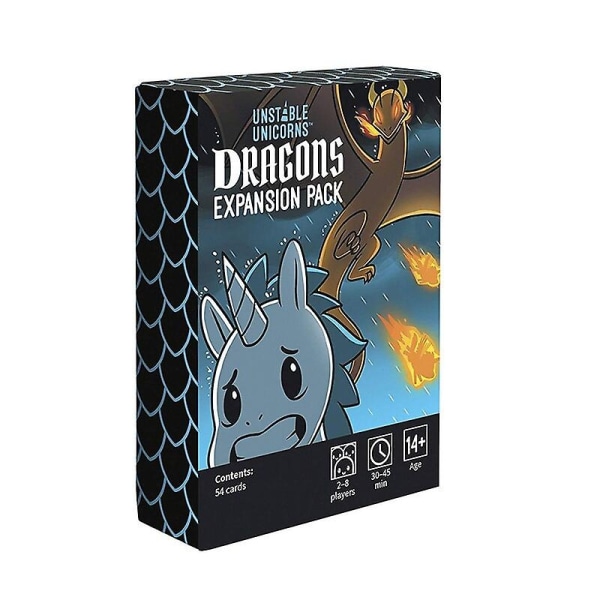 Unstable Unicorns Brädspel English Family Party Expansion Grundversion av klassiska brädspel [DB] - Perfet 4pcs