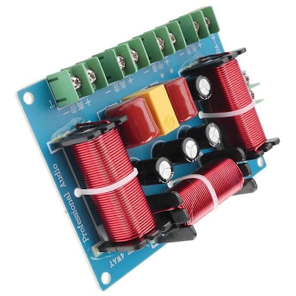 200W Højttaler Delefilter Dobbelt Diskant+Mellemtone+Bas 4-vejs Divider-Perfet