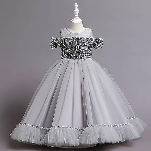 Kjole prinsessekjole balkjole rolleleg - Perfekt Grey 130