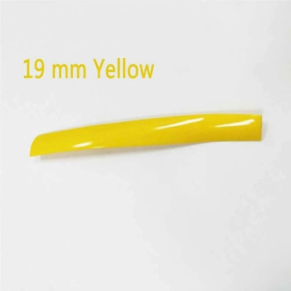 32,8 fot 10 m längd 16 mm/19 mm bredd Plast T-list T List Kompatibel med Arkad MAME Spelmaskin Skåp krom/svart-Perfet 19mm yellow 10m