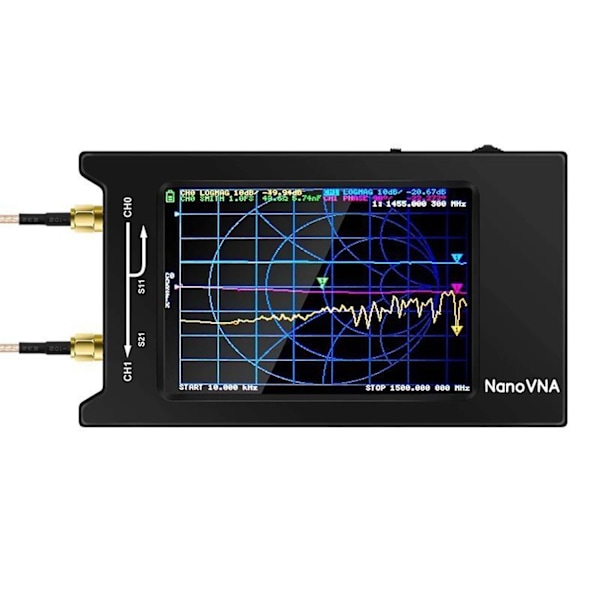 Nanovna-h4 4  Lcd 50khz~1.5ghz Vna Hf Vhf Uhf Uv Vektornettverksanalysator Eunyny-Perfet