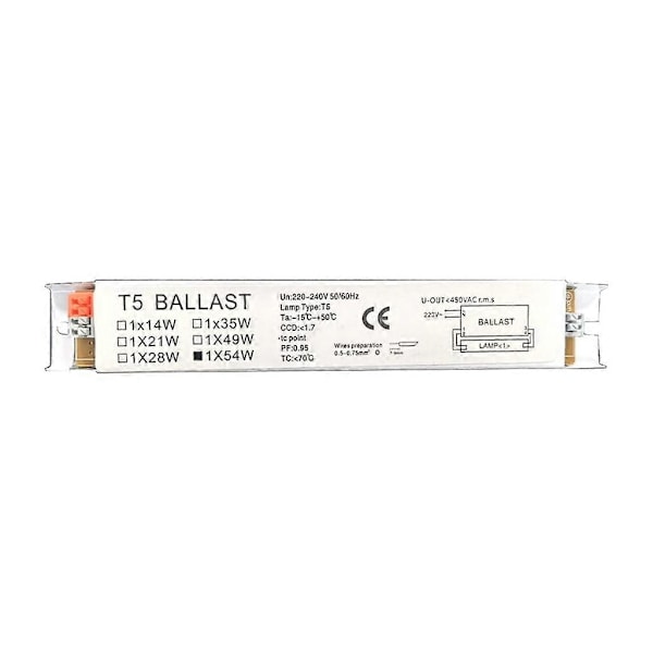 Industriel Lampe Elektronisk Fluorescerende Forkobling T5 Fluorescerende Forkobling - Perfet 1x54W