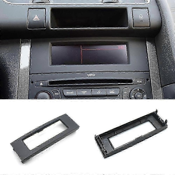 Passer til Peugeot 207 Citroen C4 C5 RD3 Radio Multifunktions C-Skærm Skal Fast Ramme CD-afspiller Skærm Udskiftningsskal - Perfekt