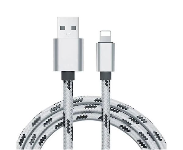 5 stk 3m flettede Lightning-ladekabler Laderledning for Iphone X Xs Pro Max - Perfekt