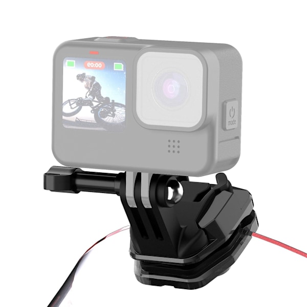 PULUZ Moottoripyörän Tuulilasin Toiminta Kamera Kiinnitys Leike GoPro Hero12 Black / DJI Osmo Action 4 / Insta360 X4 / Ace Pro ja Muille Toiminta Kameroille