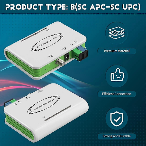CATV System ONU FTTH Optisk WDM-modtager Optisk Node Aktiv Triplexer SC/(B) EU-STIK - Perfekt