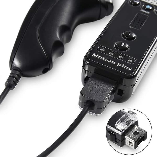 Wii Nunchuck-kontroller, 2-pakning Nunchuk-kontroller erstatning - Perfekt