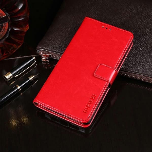 Læder Telefon Cover Kompatibelt med Nokia C30 - Perfekt Red