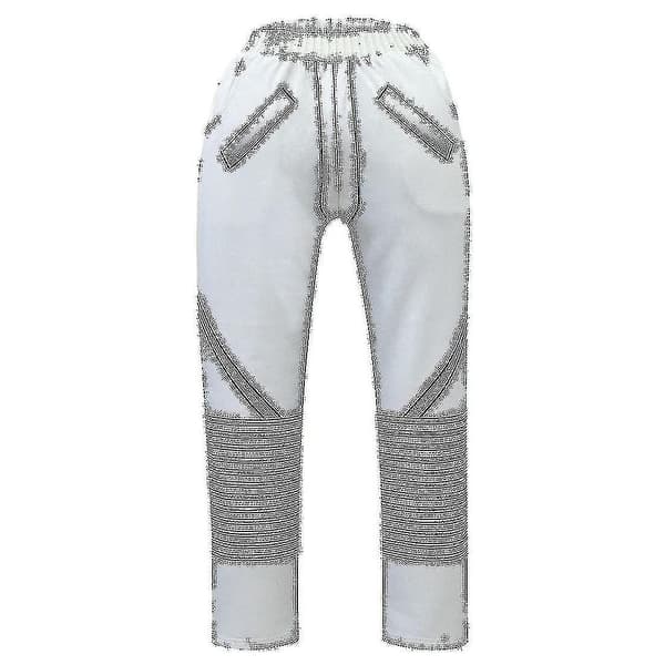 2023 - Marshmello Barnkläder Vit 3D-tryckt tröja Set Halloween Karneval Party Kostym R_a - Perfekt 150cm