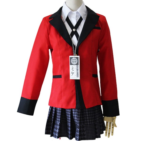 Anime Halloween RPG Yumeko RPG Skoleuniform - Perfet 3XL