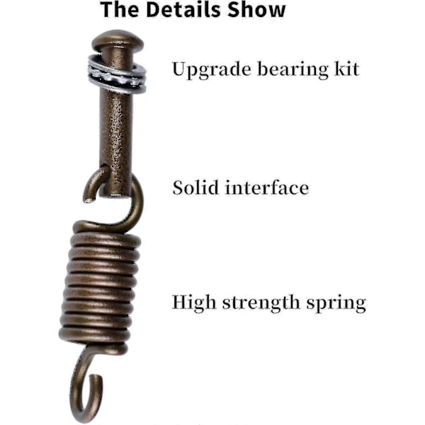 Hängstolstol Ultimate Suspension Kit - Ägg Hängstolstol Fjäder Stift Plugg Hårdvara - Perfekt