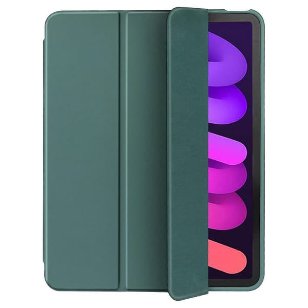 Læder Tablet Case Kompatibel med iPad mini 6 - Perfekt Dark Green