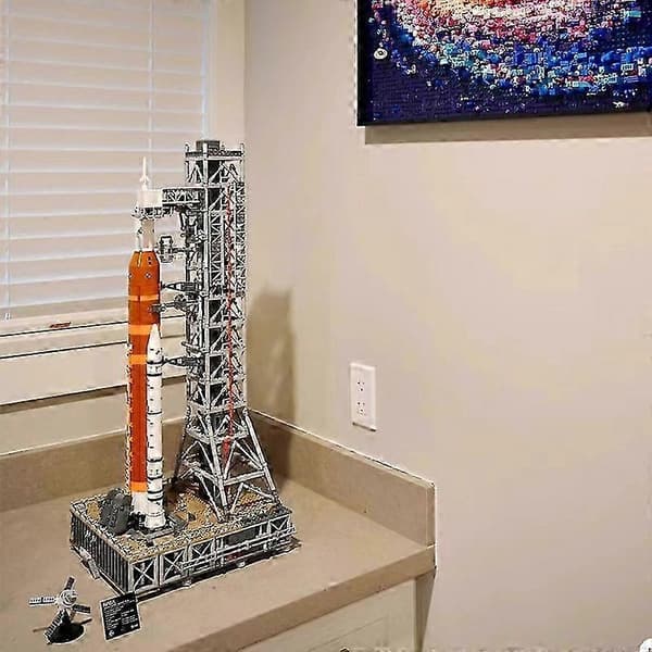 Nye Artemis Space Launch System Raket Byggeklodser Kompatible 10341 Aerospace Klodser Børn Voksne legetøj - Perfekt