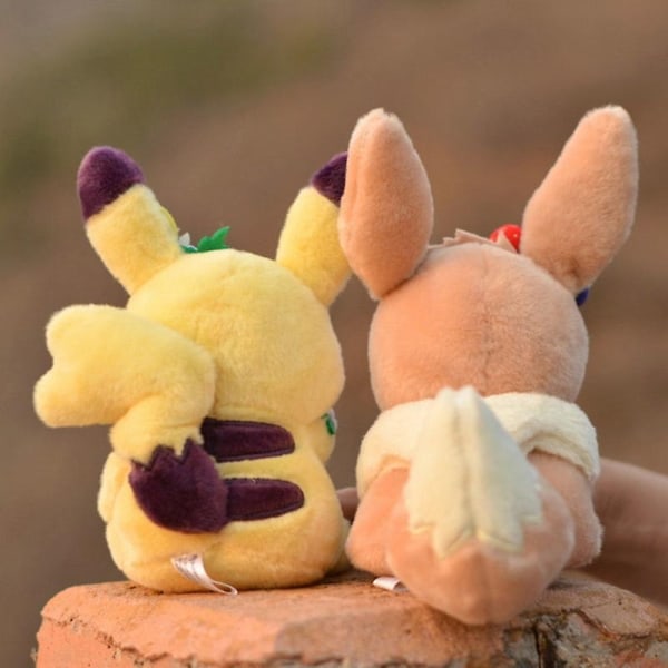 Fickmonster för påsk Eevee stoppade leksaker Plyschleksaksdocka Docka En födelsedagspresent till ett barn[HK]- Perfet Multicolor