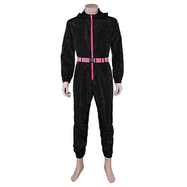 Squidward Gaming Cosplay Kostym Bodysuit Spel Bodysuit med Svart Uniform Halloween Party Karneval Kostym - Perfekt L