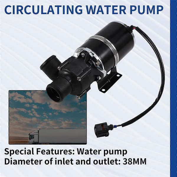 24V 38MM Bil Lastbil Värmare Cirkulerande Vattenpump Modifierad Pump-Perfet