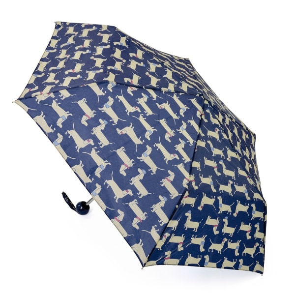 duggregn dam/dam taxhund kompakt paraply - Perfet Dark Blue One Size
