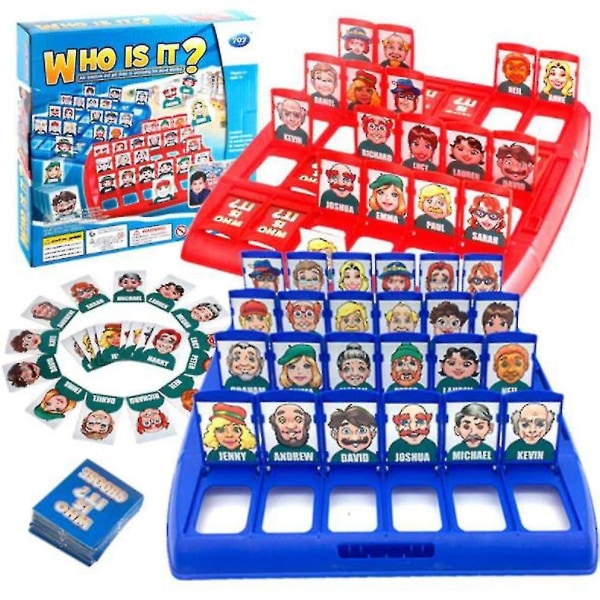 Family Guessing Game Toy Funny Who's It Classic Board Game Toys Memory Tr - Perfet