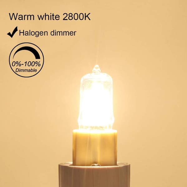 G9 Pære 33W Dimbar Varmhvit, G9 Halogen For Ovn 10 stk - Perfet