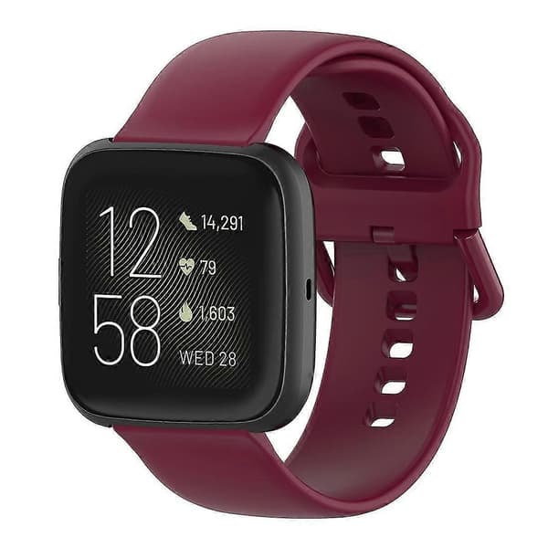 Urrem til Fitbit Versa 2 / Versa / Versa Lite / Blaze-Perfet Wine Red