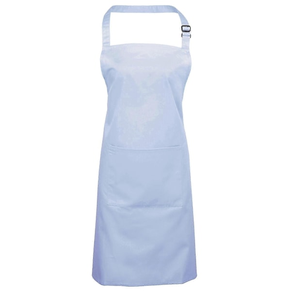 Premier Kvinners Fargerik Bib Forkle med Lommer/Overalls - Perfekt Light Blue