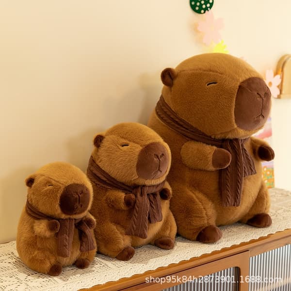25cm/35cm/45cm Capybara Plyschleksak Söt Capybara Docka Simulation Capybara Gosedjur Kudde Docka Födelsedagspresent 25cm