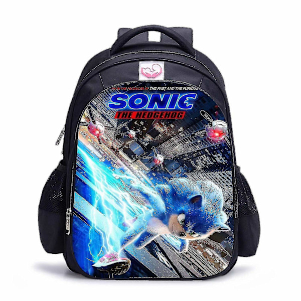 Anime Sonic Tecknad Spel Tecknad Anime Barnryggsäck - Perfekt 7