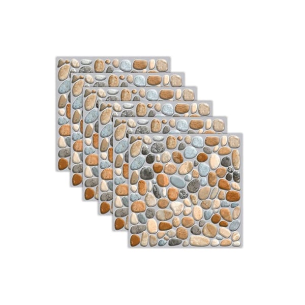 Laattatarrat, 24 pakkausta itseliimautuvat 3D-vedenpitävät seinätarrat - täydelliset