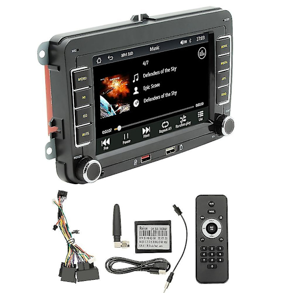 7 tum 2din Carplay Android-auto Radio Bilstereo Bluetooth Mp5-spelare 2usb för /golf // - Perfet