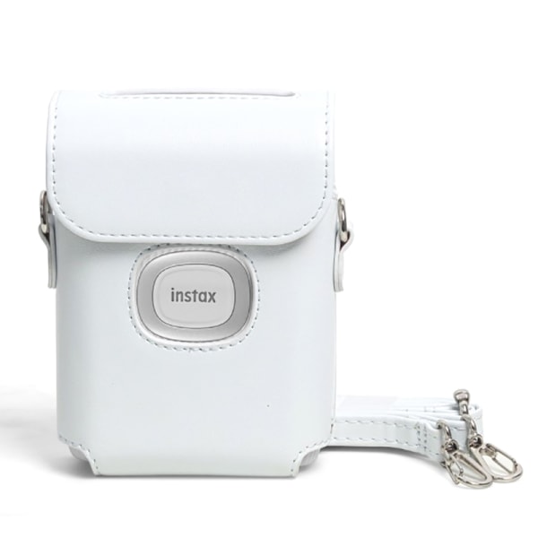 Fujifilm Instax Mini Link Printer Case Bag PU Lær Oppbevaring - Perfet white