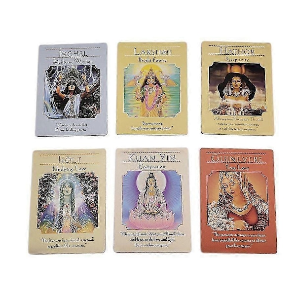 Jumalatar Oraakkelikortit 44 Korttia Kohtalon Ennustaminen Tarot-korttipakka Aikuisille Lapsille Perheen Ystäville Juhlien Viihde Lautapeli - Täydellinen