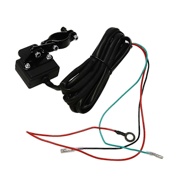 12V Vinsj Vippebryter med Monteringsbrakett Styrekontroll Linjesett Kompatibelt med ATV UTV Elektrisk Vinsj Tilbehør - Perfekt