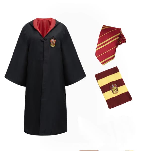 Harry Potter Cosplay Kostym Unisex Vuxen/Barn-Perfekt Gryffindor 155
