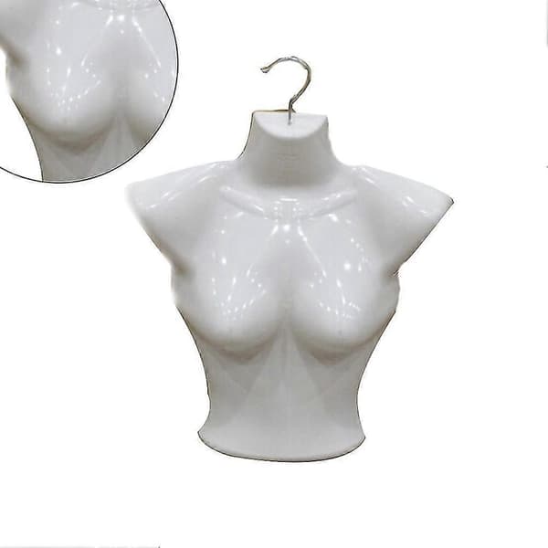 Plast Halv Krop Kvinde Mannequin Torso Undertøj Tøj Form Display Stativ Hurtig-Perfekt