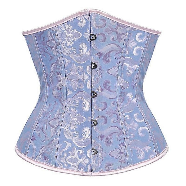 Goottilainen Korsetti Naiset Seksikäs Alavyötärökorsetti Vyötärönkouluttaja Korsetti Muotoilija Pluskoko Corpete Corselet Musta Valkoinen Punainen Sininen S-6xl-Perfet 8063 Blue 6XL