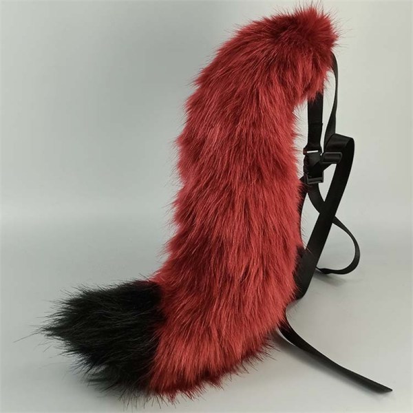 Gull rød ulv rev animasjon dyr ører beist KC hale ulve ører katt øre pannebånd tilpasset COSPLAY - Perfet Only tail
