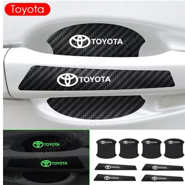 Auton Valoisa Ovikahva Suojaava naarmuuntumaton Kahva Suojatarra - Täydellinen Feng Tian 8pcs